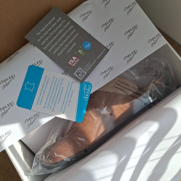 Dansko | Robbie Burnished Nubuck Leather Mules (Tan) | Women's EU 39 - Picture 7 of 11